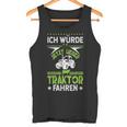 'Ich Würde Jetzt Lieber Tractor Driving' Tank Top