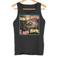 Ironic Raccoon Meme Tank Top - Quirky Humor Gift