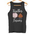 Kacke Together Forever Toilet Roll Poop Tank Top