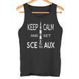 Keep Calm And Set Sce With Saturn For Rocket Science On Aux Tank Top