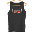 Kenya Germany Heartbeat Flag German Kenyan Tank Top