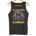 Kiss Your Homies Goodnight Cringe Hard Skeleton Meme Tank Top