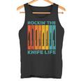 Knife Collector Knife Collecting Rockin' Knife Life Tank Top