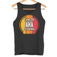 La Mejor Ana Del Mundo Divertido Nombre Ana Camiseta sin mangas