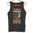 Large Swiss Mountain Dog Snoring Swiss Dog Tank Top