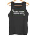 Latin Latin Saying Tank Top