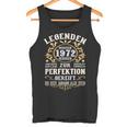 Legends 1972 Born intage 1972 Birthday Tank Top