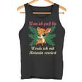 Liebe Zur Weihnachtszeit Reh Kitz Rehkitz Rotwein Tannen Tank Top