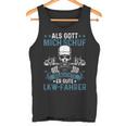 Lorry Driver Truck God Created Good Truck Driver Trucker Tank Top