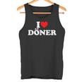 I Love Doner With I Love Doner Motif Tank Top