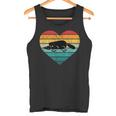 I Love Platypus Silhouette Heart Wilderness Australia Tank Top