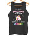 Mein Menschen Bin Einhorn For Carnival Tank Top