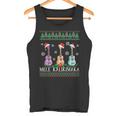 Mele Kalikimaka Hawaiian Christmas Ukulele Ugly Tank Top