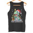 Merry Christmas Family Children's DinosaurRex Christmas Tank Top