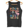 Mono Frontprint Arte Gráfico Animal Obra De Arte Monkey Camiseta sin mangas