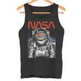 Nasaintage Astronaut Moon Walk Reflection Graphic Tank Top