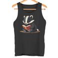 Nice Badger Reads A Book Reads Badger Tank Top