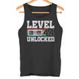 Nivel 44 Desbloqueado 44 Años Regaloideo Gamer 44 Cumpleaños Camiseta sin mangas