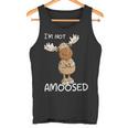 Not Amoosed Moose I Nö Fun Elk Word Game I No Statement Tank Top