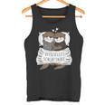 Official Sleep Cute Otter Couple Sleep Tank Top