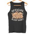 Official Sleep Pomeranian Dog With Puppy Tank Top