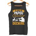Papou Chasseur Papy Papa Fête Pères Grand-Père La Chasse Fun Débardeur e