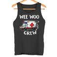 Paramedic Ambulance Wee Woo Crew Tank Top