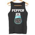 Pepper Costume Salt Pepper Matching Pair His Her Tank Top