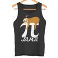 Pi Jama Sloth Pajama PJ 314 Pi Number Symbol Math Sloth Tank Top