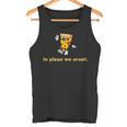 In Pizza We Crust Retro Pizza Illustration Tank Top