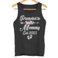 Promoted To Mommy Est 2025 Floral Mother's Day 2025 Tank Top
