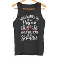 Quién Quiere Ser Princesa Cuando Puedes Ser Un Nerd Científico Camiseta sin mangas