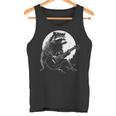 Raccoon Guitarist Tank Top - Moonlit Music Lover's Delight