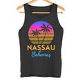 Retro Sunset Nassau Bahamas Beach Trip Vacation Summer Group Tank Top