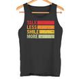 Retro Talk Less Smile More Historic Hamilton Quote Tank Top