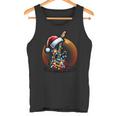 Rock & Roll Santa Guitar Guitar Christmas Tank Top