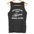 Sägespäne Sind Männer Glitzer Holzfälller Tank Top