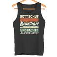 Sebastian Name Saying Gott Schuf Sebastian S Tank Top