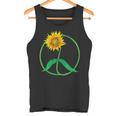 Signe De Paix Tournesol 60S 70S Hippie Fleur Symbole De Paix Débardeur e