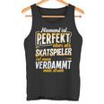 Skatspieler Skat Card Games Slogan Tank Top