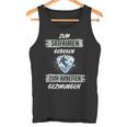 Ski For Skiing Born To Work Forced Skiers Tank Top