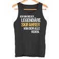 Skier Legend Ski Alpine Tank Top