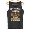 Smith Forged Apron Anvil Saying Man Fun Tank Top