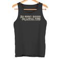 So Many Books So Little Time Tank Top