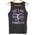 Solo Una Chica Que Ama La Gimnasia Gimnasta Gimnasia Chicas Camiseta sin mangas