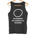 A Square With Extremely Tolerance Nerd Tank Top