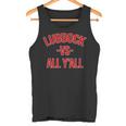 State Hometown Pride Lubbock Texas Tank Top
