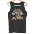 Stay Trashy Raccoon & Opossum Meme Tank Top - Humorous Internet Wear