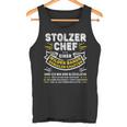 Stolzer Chef Einer Genialen Chaos Gang Saying Tank Top