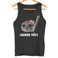 Tasty Tüti X Sad Hamster Meme Grass Bag Cannabis Tank Top